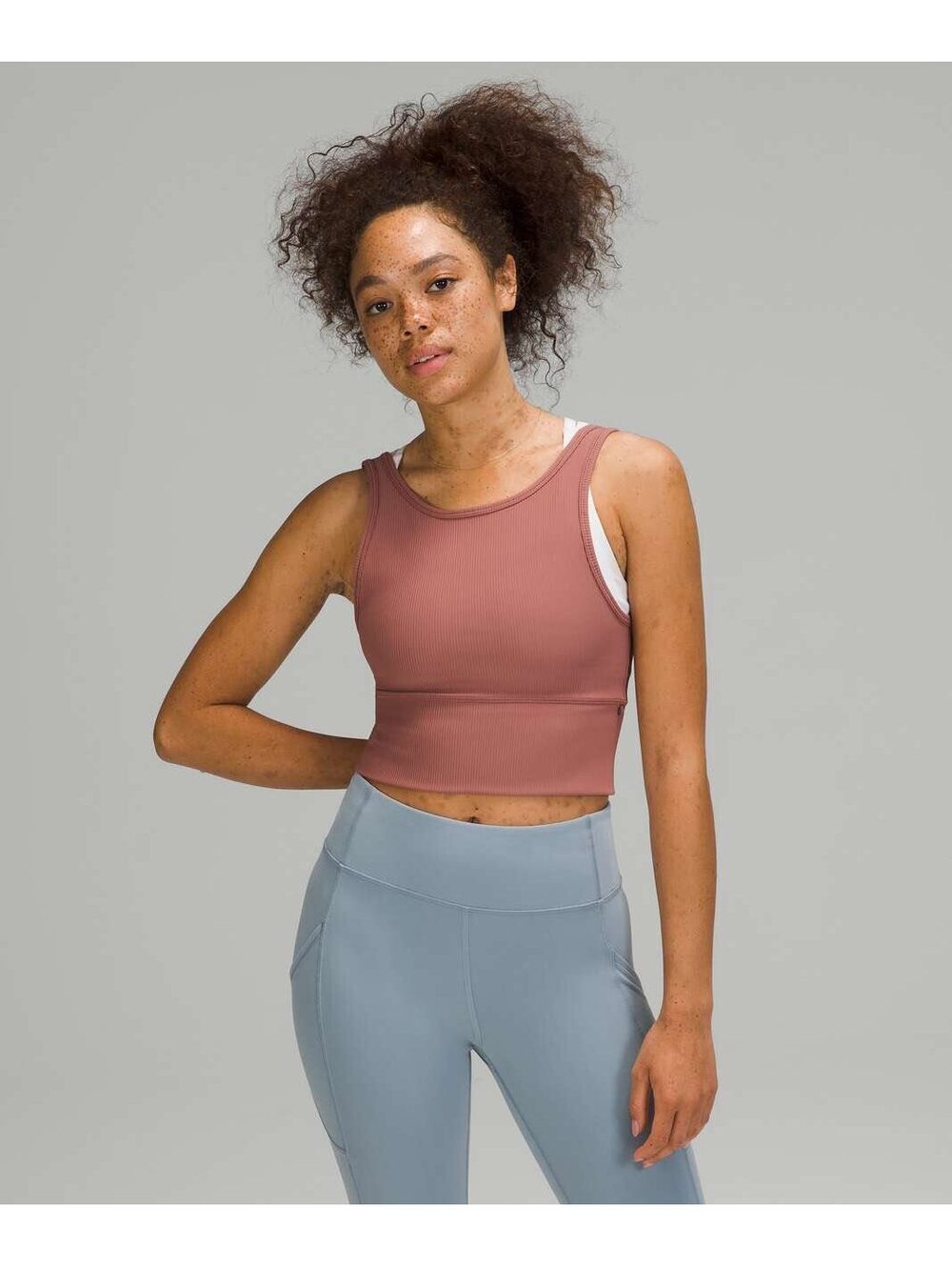Lululemon Power Pivot Tank *Rib Spiced Chai Sz. 6 NWOT
